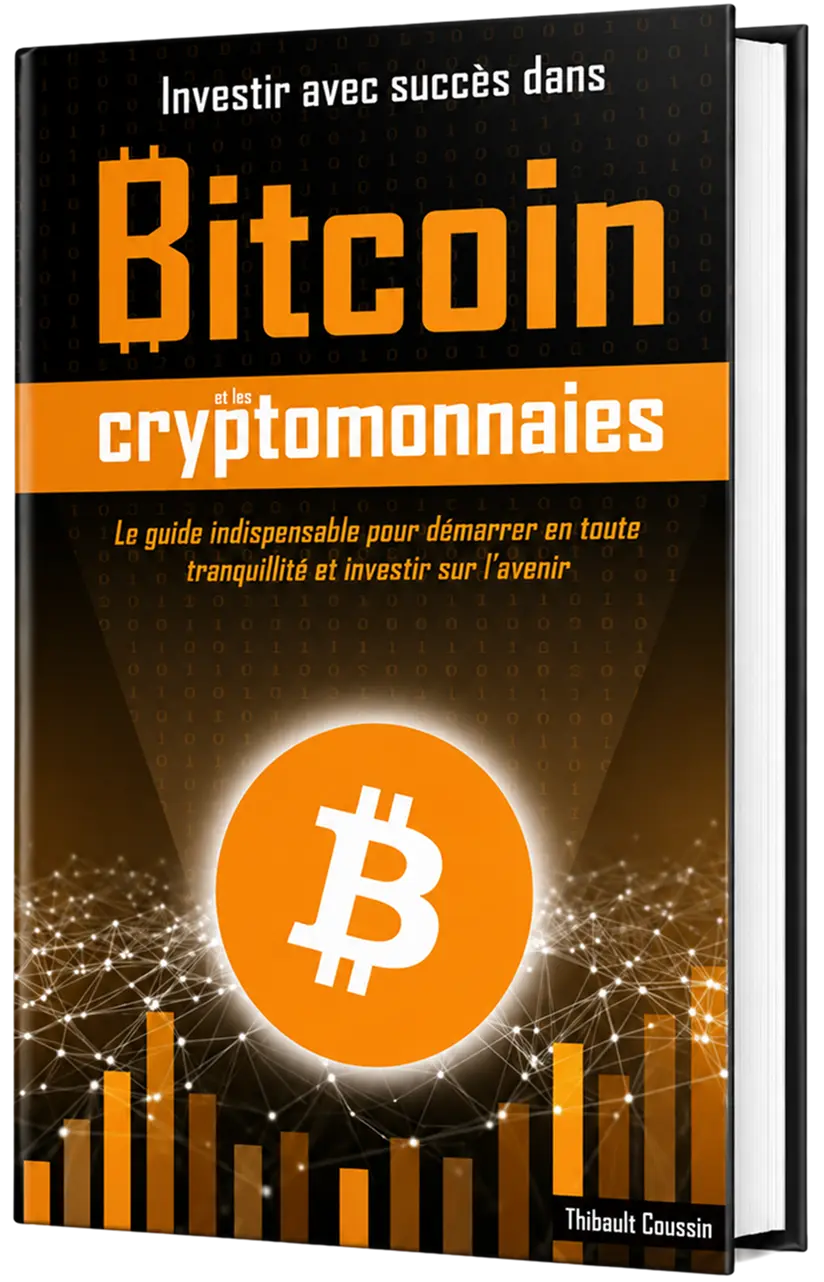 Couverture du livre « Investir avec succès dans Bitcoin et les cryptomonnaies » de Thibault Coussin